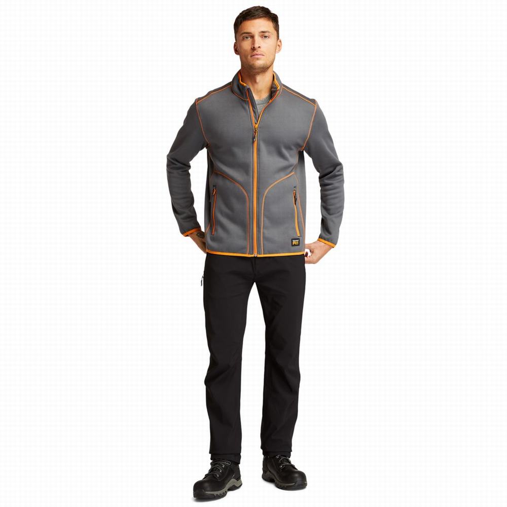 Pánské Bundy Timberland PRO® Ballast Střední Vrstva Jacket with Abrasion Resistance Asphalt | TI68734-902