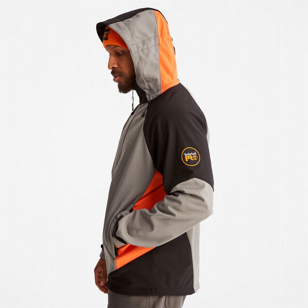 Pánské Bundy Timberland PRO® Power Zip S Kapucí Softshell Šedé | TI41362-140