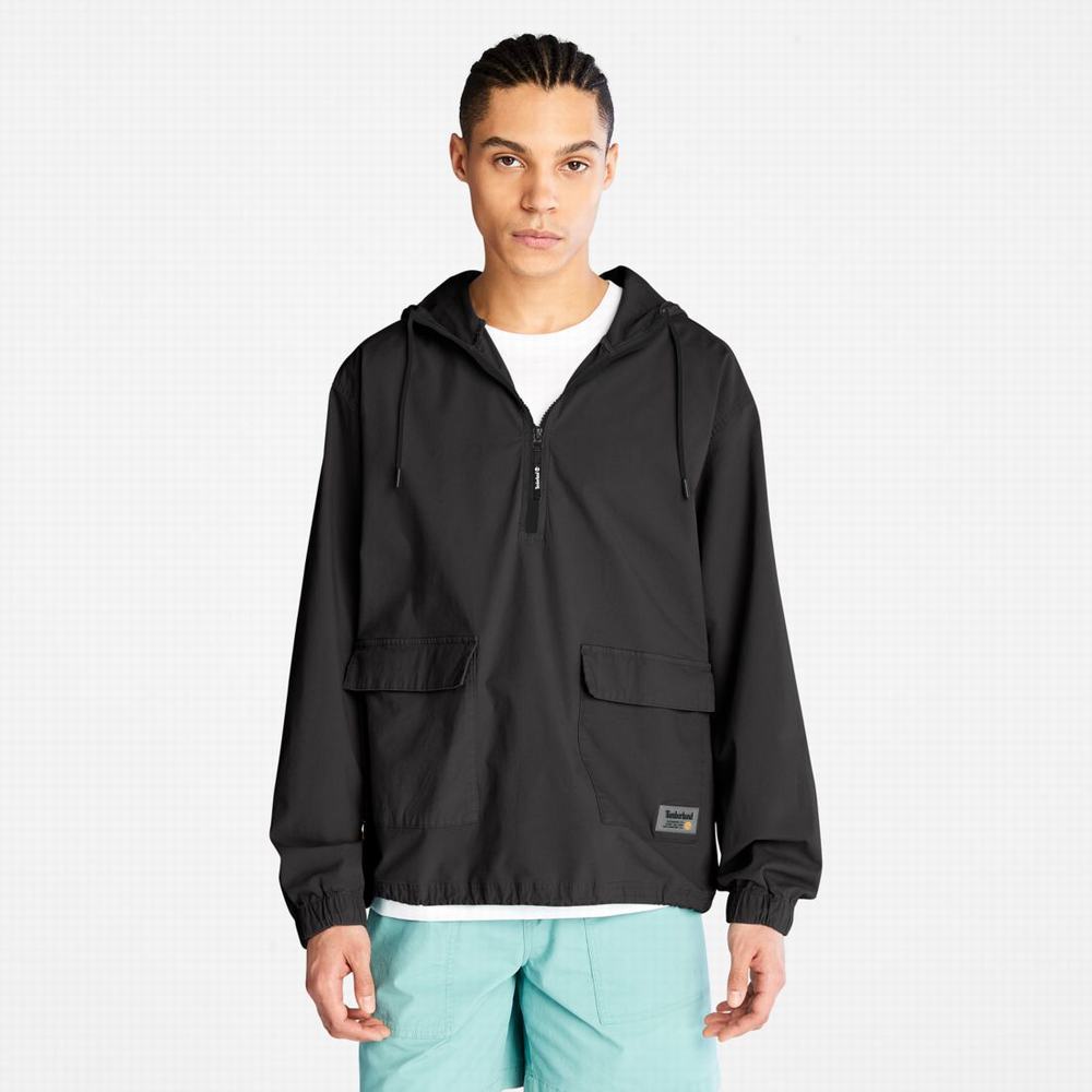Pánské Bundy Timberland Progressive Utility Anorak Obsidian | TI16285-235