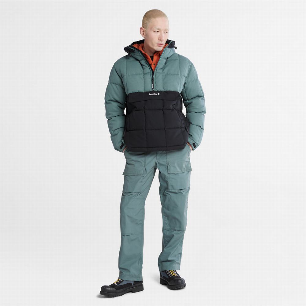 Pánské Bundy Timberland Progressive Utility Puffer Zelene Černé | TI84230-419