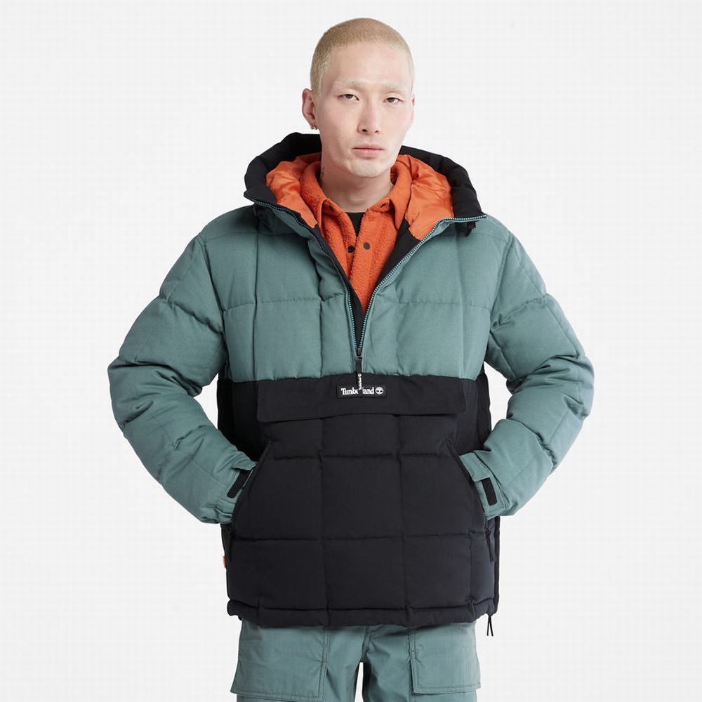 Pánské Bundy Timberland Progressive Utility Puffer Zelene Černé | TI84230-419