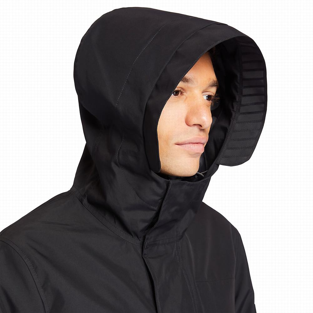 Pánské Bundy Timberland Reversible Commuter Overcoat Černé | TI70234-268