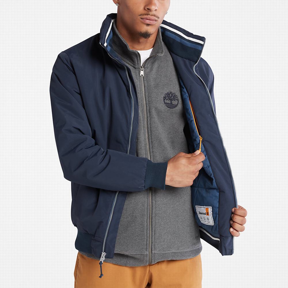 Pánské Bundy Timberland Sailor Bomber Tmavě Blankyt | TI34925-175
