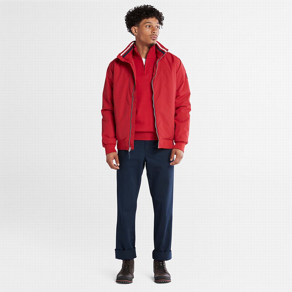 Pánské Bundy Timberland Sailor Bomber Červené | TI52347-283