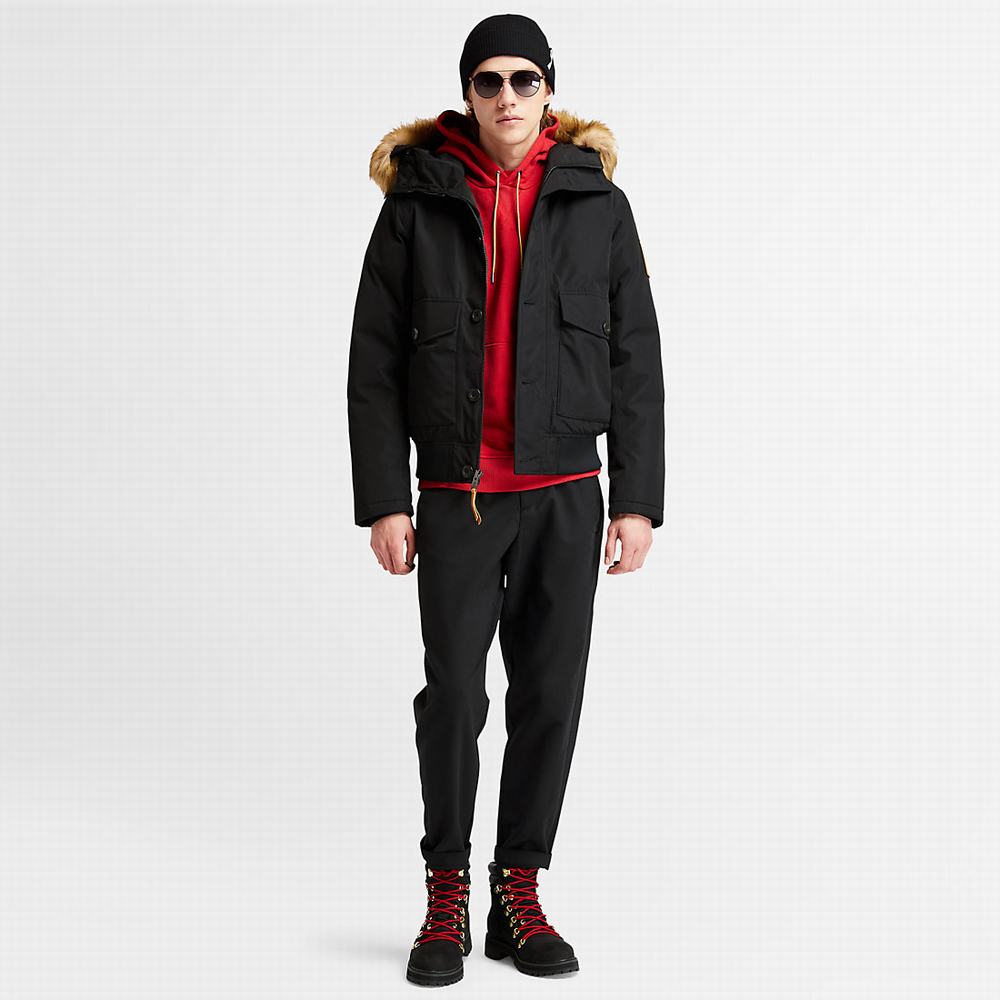 Pánské Bundy Timberland Scar Ridge DryVent™ Snorkel Černé | TI63412-694