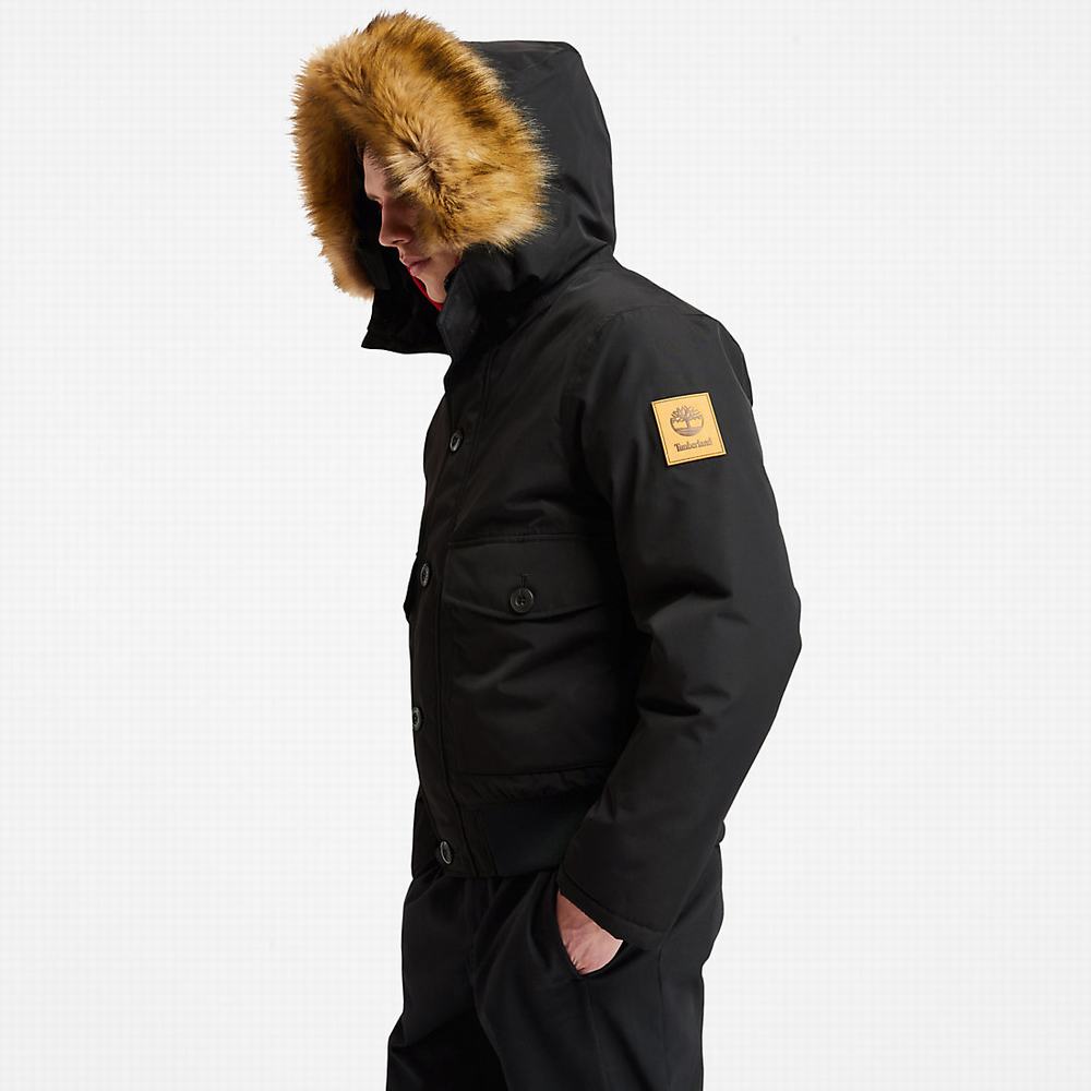 Pánské Bundy Timberland Scar Ridge DryVent™ Snorkel Černé | TI63412-694