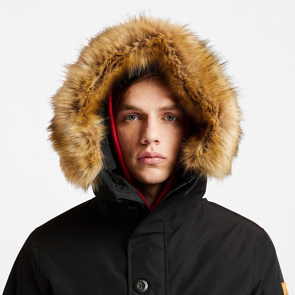 Pánské Bundy Timberland Scar Ridge DryVent™ Snorkel Černé | TI63412-694