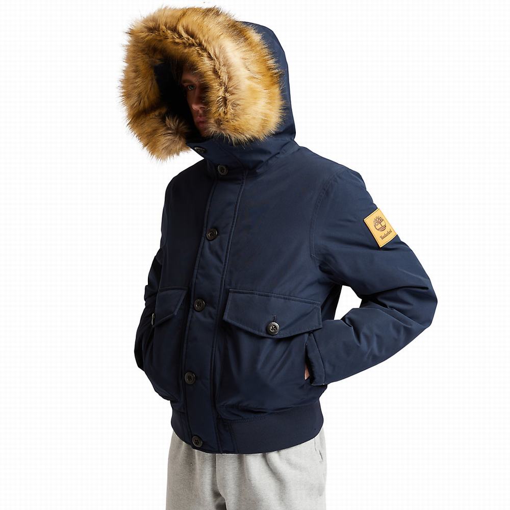 Pánské Bundy Timberland Scar Ridge DryVent™ Snorkel Tmavě Blankyt | TI84795-509