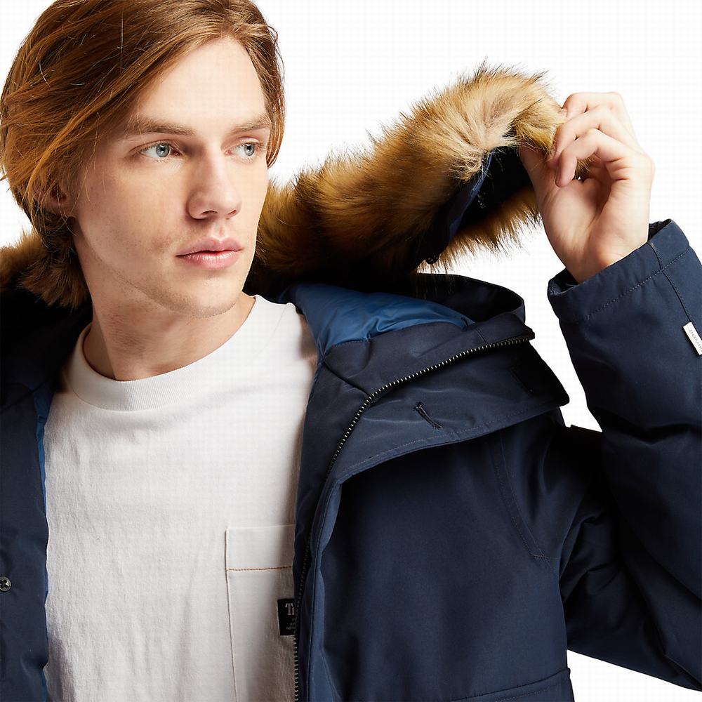 Pánské Bundy Timberland Scar Ridge DryVent™ Snorkel Tmavě Blankyt | TI84795-509