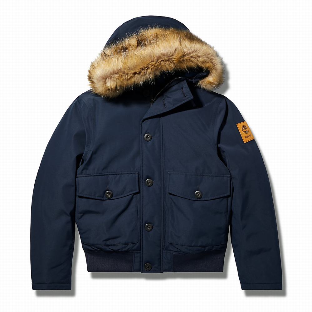 Pánské Bundy Timberland Scar Ridge DryVent™ Snorkel Tmavě Blankyt | TI84795-509