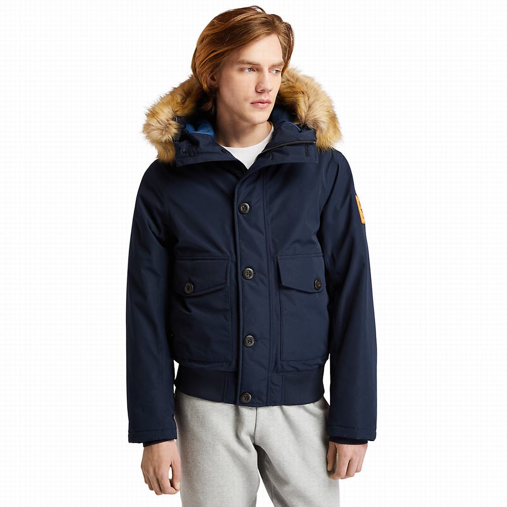 Pánské Bundy Timberland Scar Ridge DryVent™ Snorkel Tmavě Blankyt | TI84795-509
