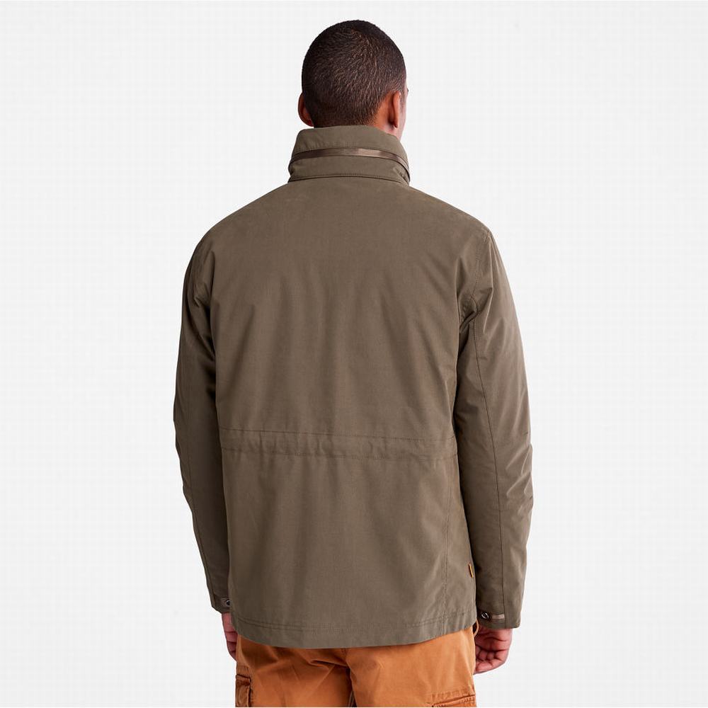 Pánské Bundy Timberland Snowdon Peak 3-in-1 M65 Tmavě Zelene | TI65437-543