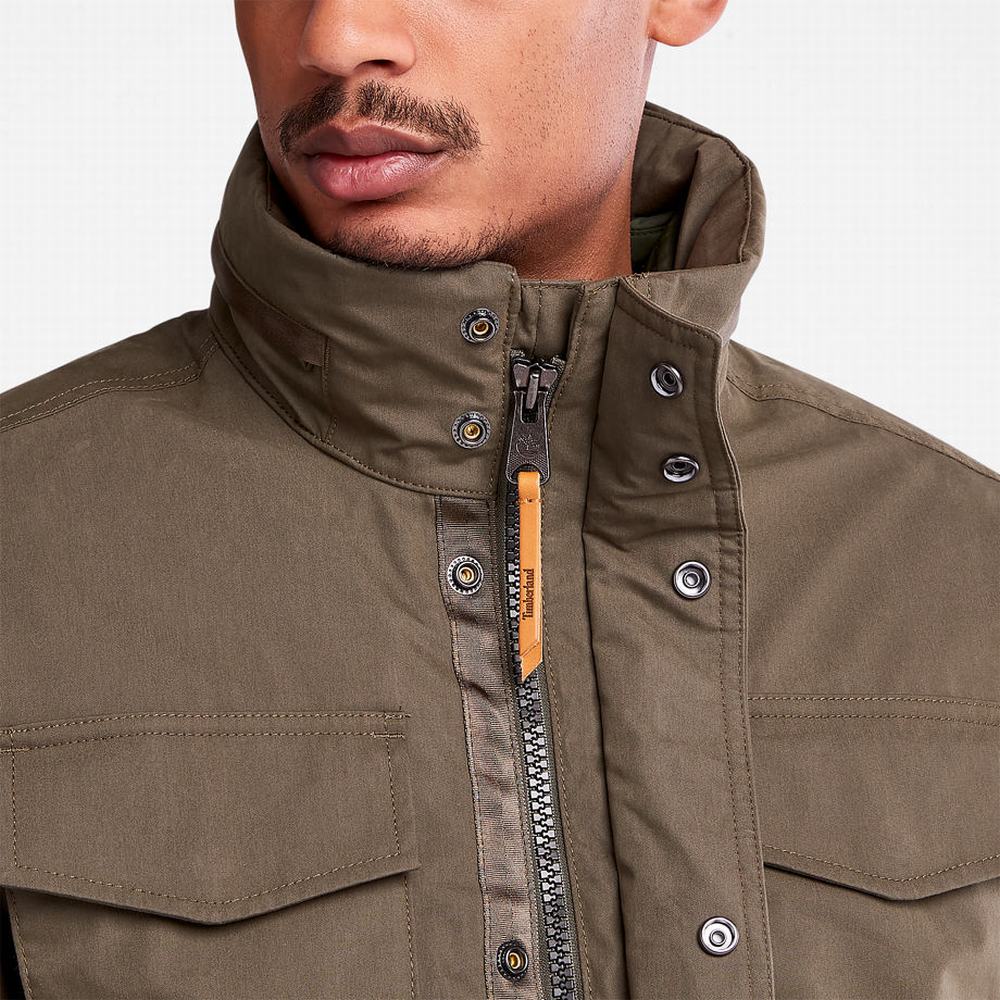 Pánské Bundy Timberland Snowdon Peak 3-in-1 M65 Tmavě Zelene | TI65437-543
