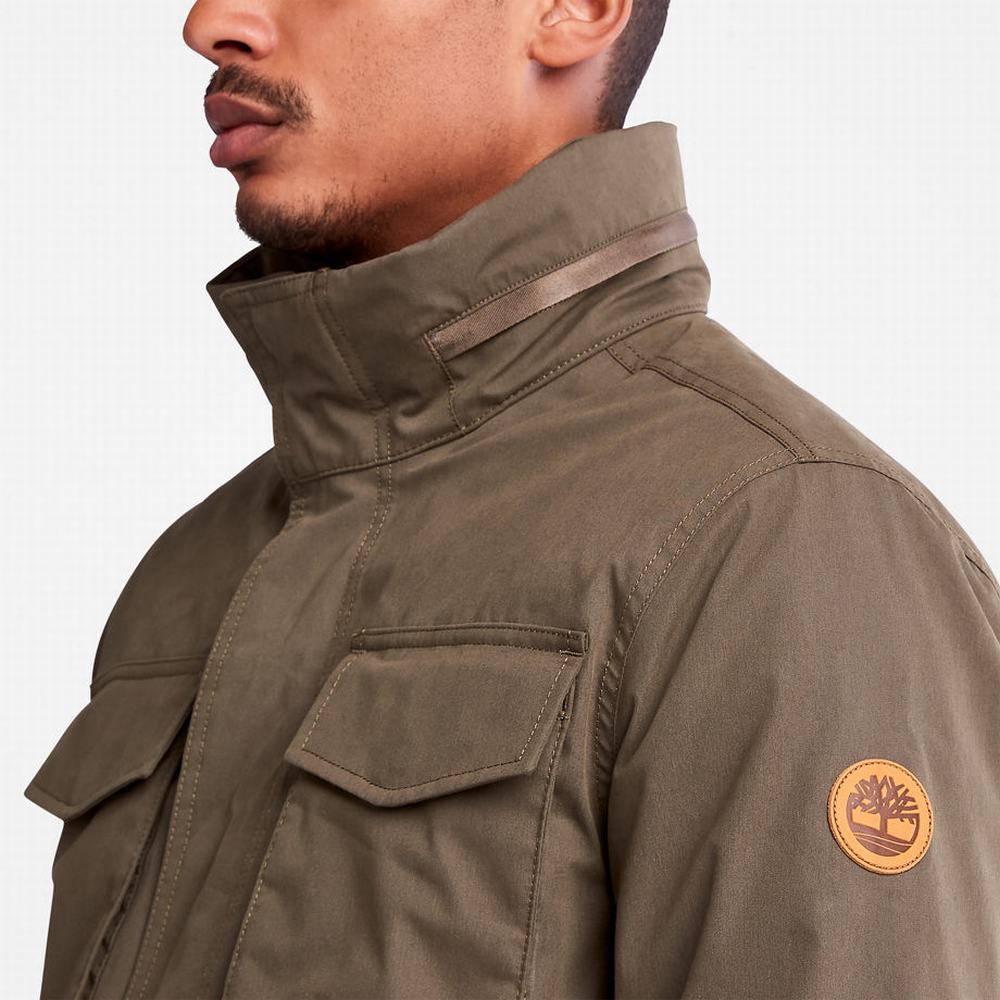 Pánské Bundy Timberland Snowdon Peak 3-in-1 M65 Tmavě Zelene | TI65437-543