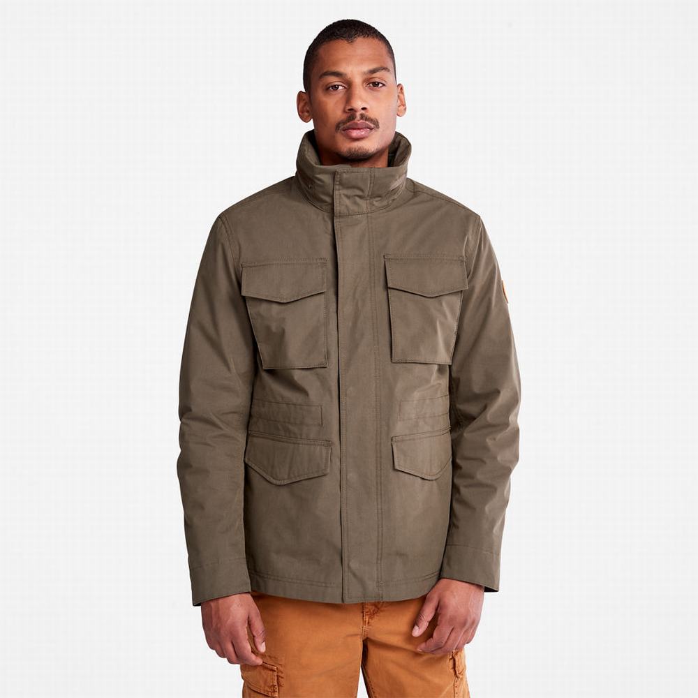 Pánské Bundy Timberland Snowdon Peak 3-in-1 M65 Tmavě Zelene | TI65437-543