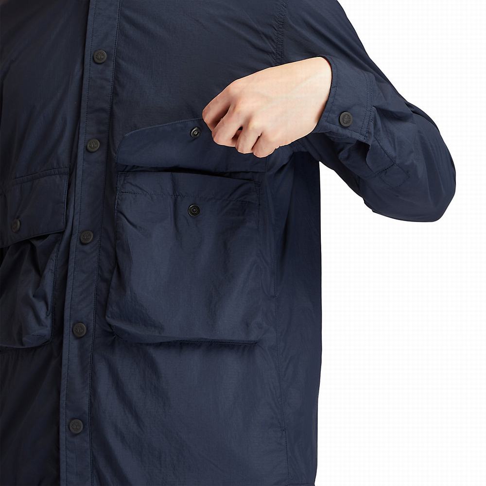 Pánské Bundy Timberland Solid Tmavě Blankyt | TI25698-971