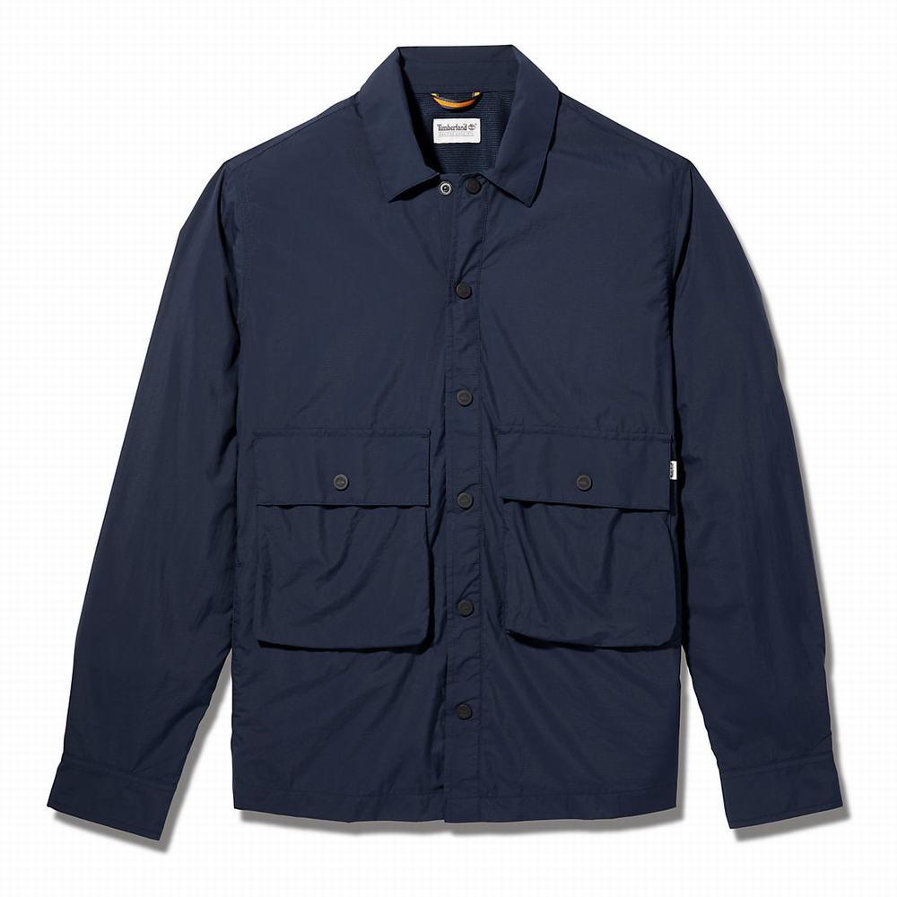 Pánské Bundy Timberland Solid Tmavě Blankyt | TI25698-971