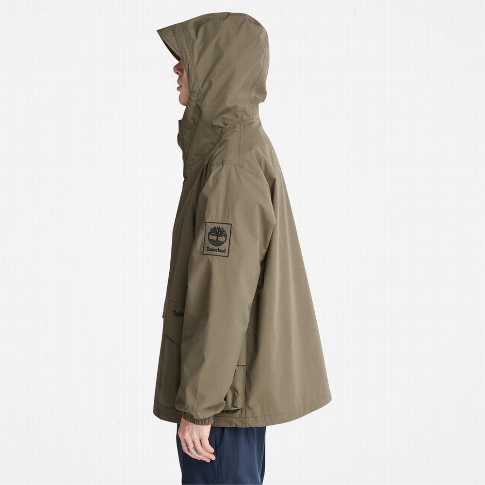 Pánské Bundy Timberland Stow-and-Go Anorak Tmavě Zelene | TI13249-198