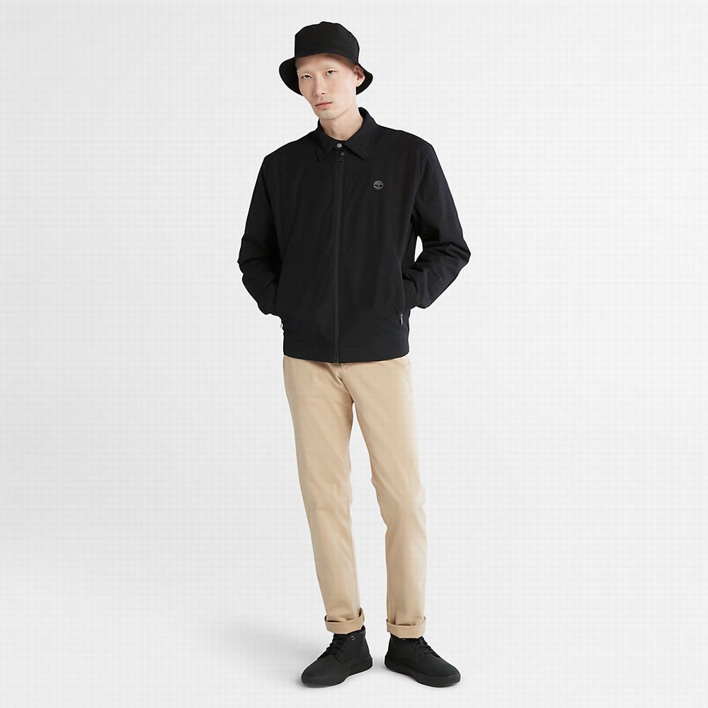 Pánské Bundy Timberland Stratham Bomber Černé | TI58436-452