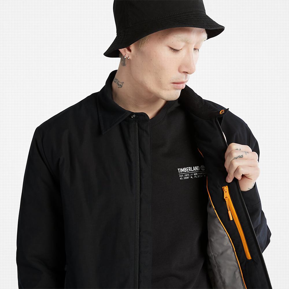 Pánské Bundy Timberland Stratham Bomber Černé | TI58436-452