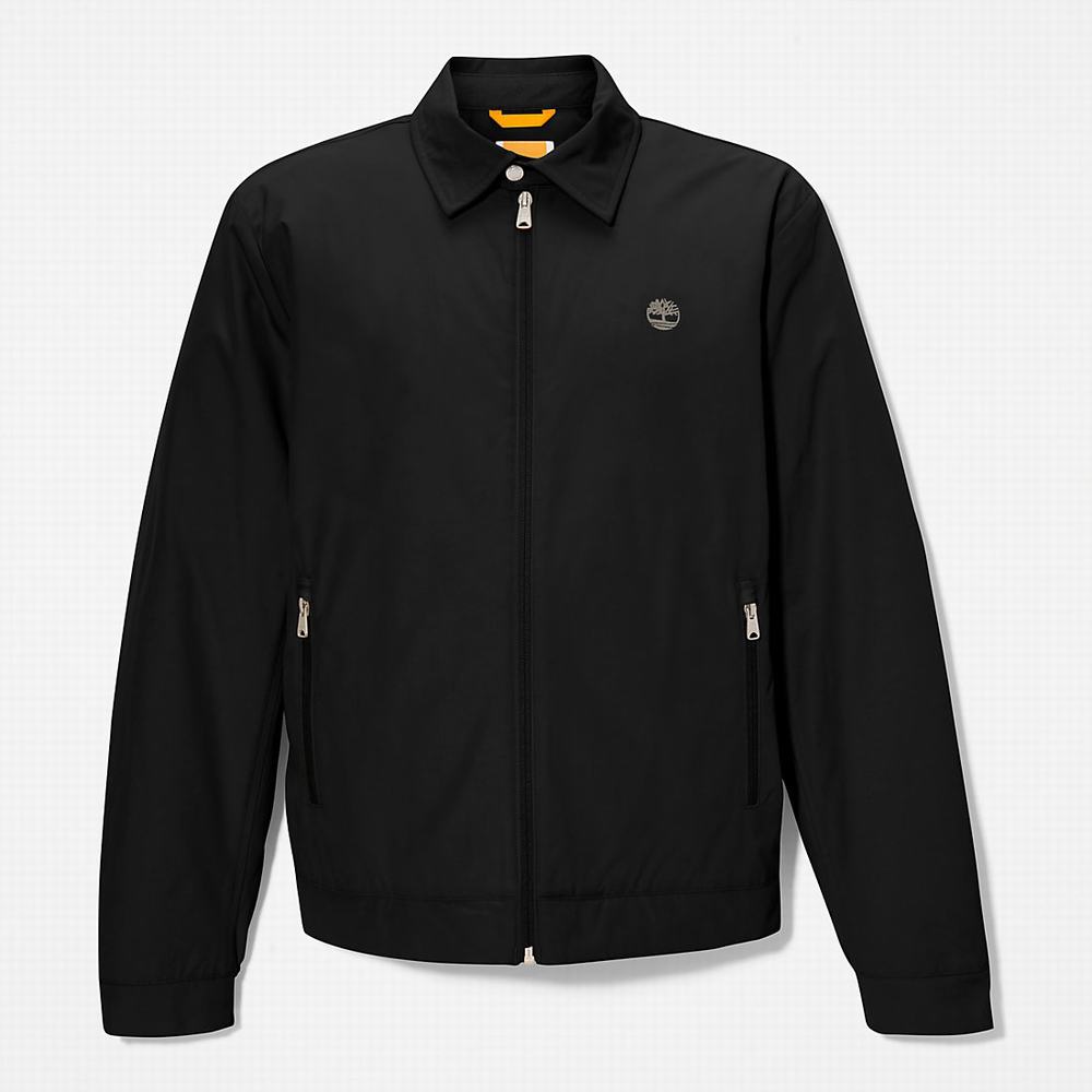 Pánské Bundy Timberland Stratham Bomber Černé | TI58436-452