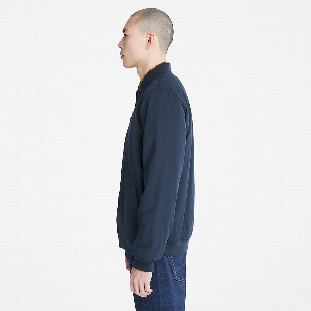 Pánské Bundy Timberland Thermarange™ Eco-Insulation Bomber Tmavě Blankyt | TI67850-319