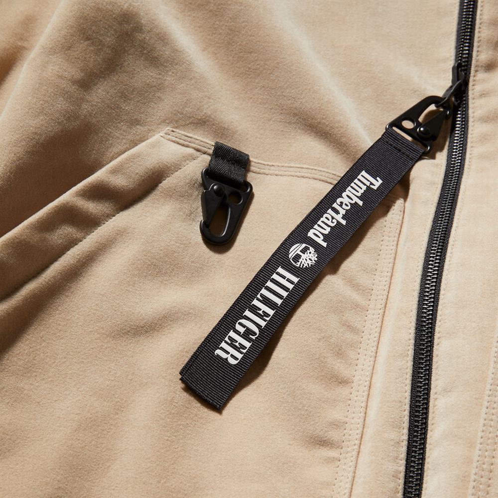 Pánské Bundy Timberland Tommy Hilfiger x Timberland® Re-imagined Reversible Cargo Béžový | TI04387-481