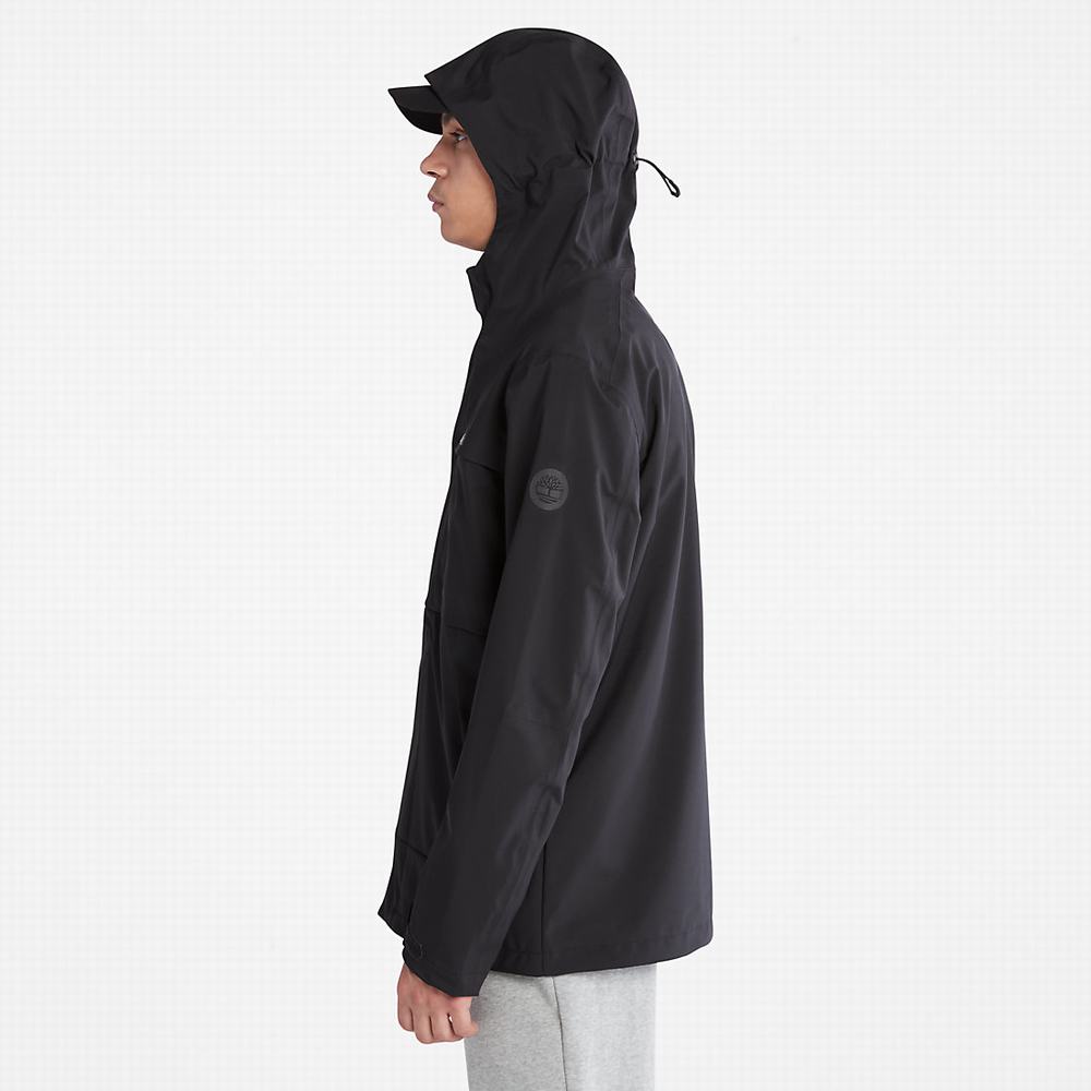 Pánské Bundy Timberland Vody-Repellent S Kapucí Černé | TI20943-543