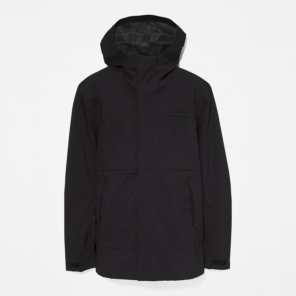 Pánské Bundy Timberland Vody-Repellent S Kapucí Černé | TI20943-543