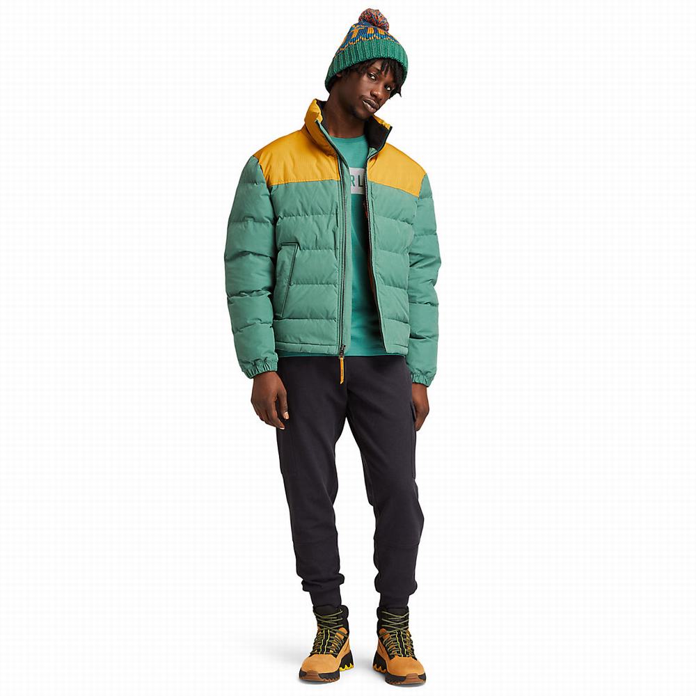 Pánské Bundy Timberland Welch Mountain Puffer Zelene | TI08142-812