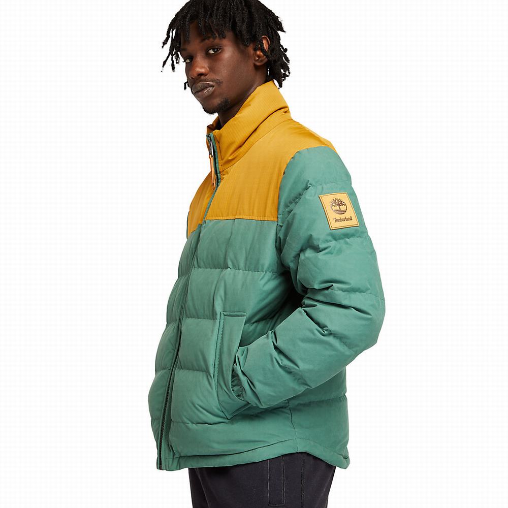 Pánské Bundy Timberland Welch Mountain Puffer Zelene | TI08142-812