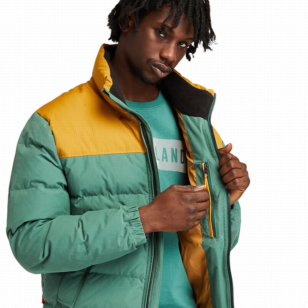 Pánské Bundy Timberland Welch Mountain Puffer Zelene | TI08142-812