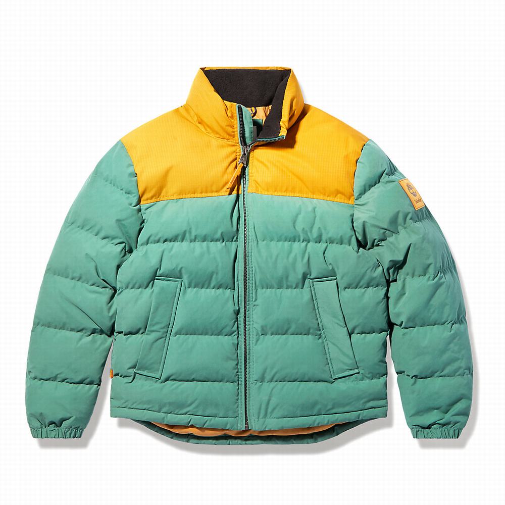 Pánské Bundy Timberland Welch Mountain Puffer Zelene | TI08142-812