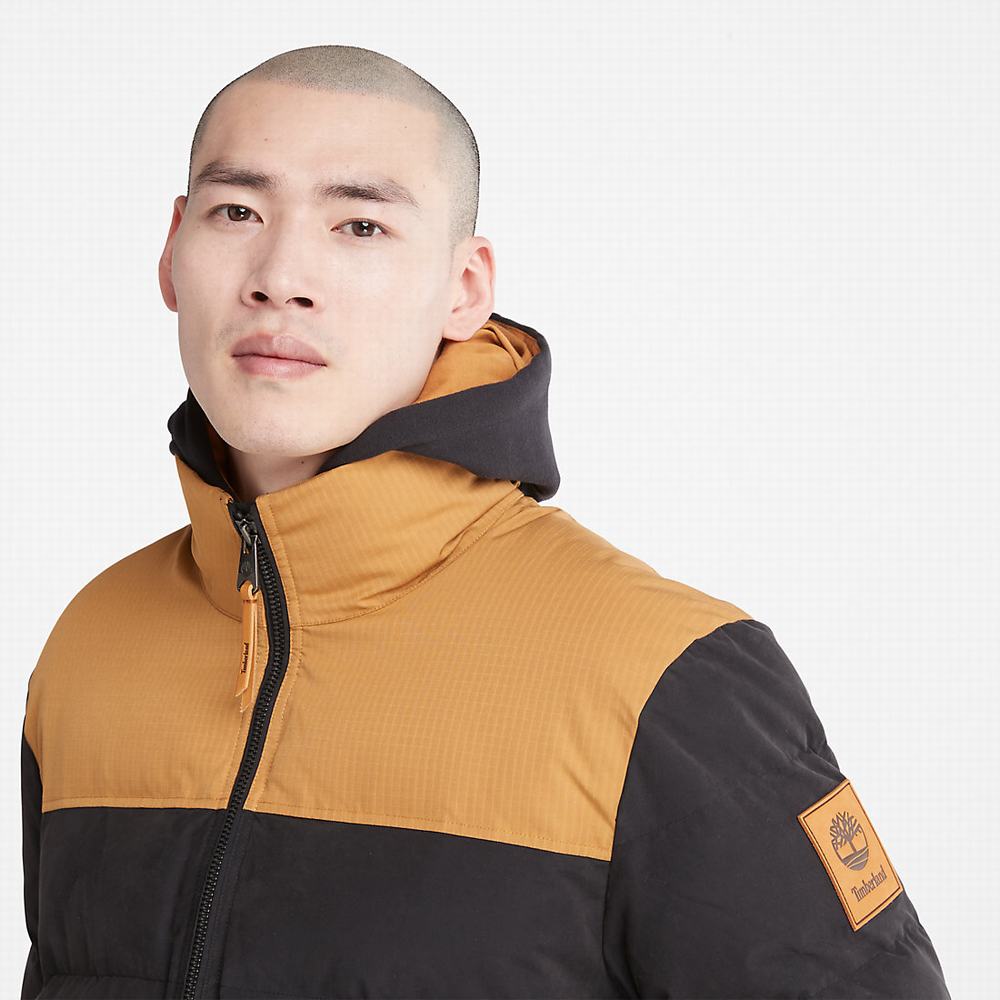 Pánské Bundy Timberland Welch Mountain Puffer Černé | TI61895-257