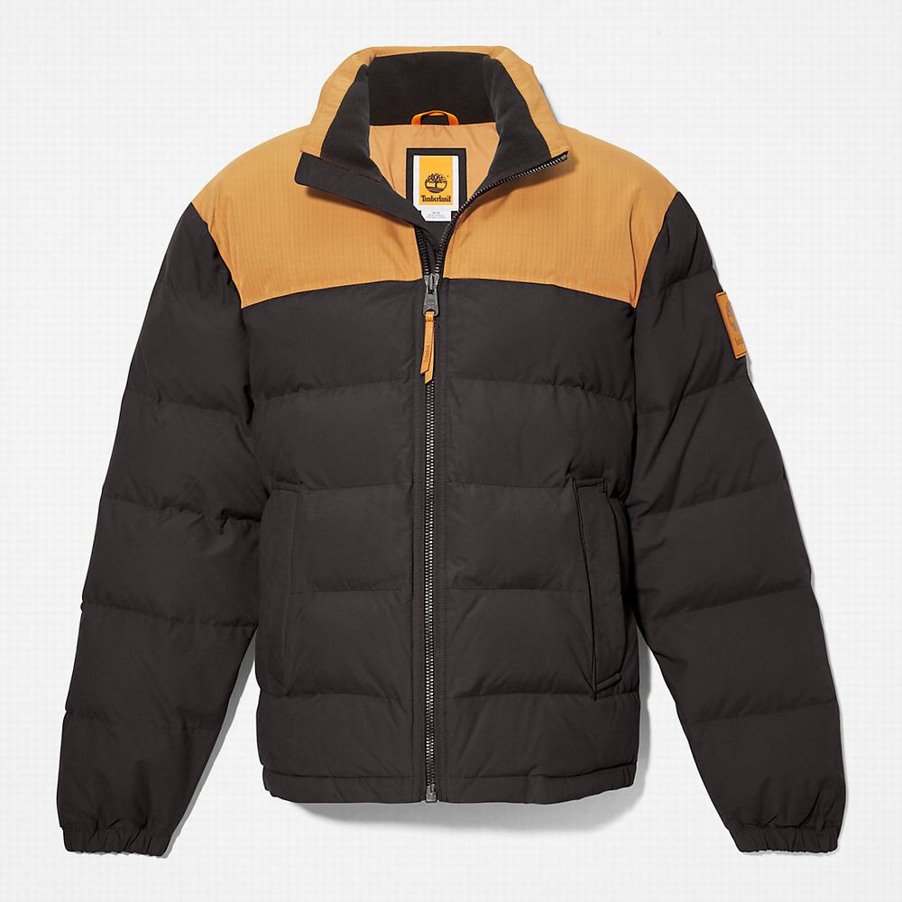 Pánské Bundy Timberland Welch Mountain Puffer Černé | TI61895-257