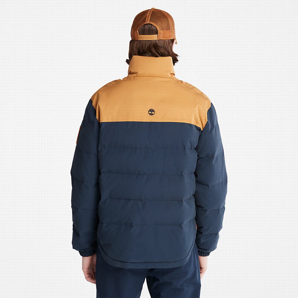 Pánské Bundy Timberland Welch Mountain Puffer Tmavě Blankyt | TI74912-367
