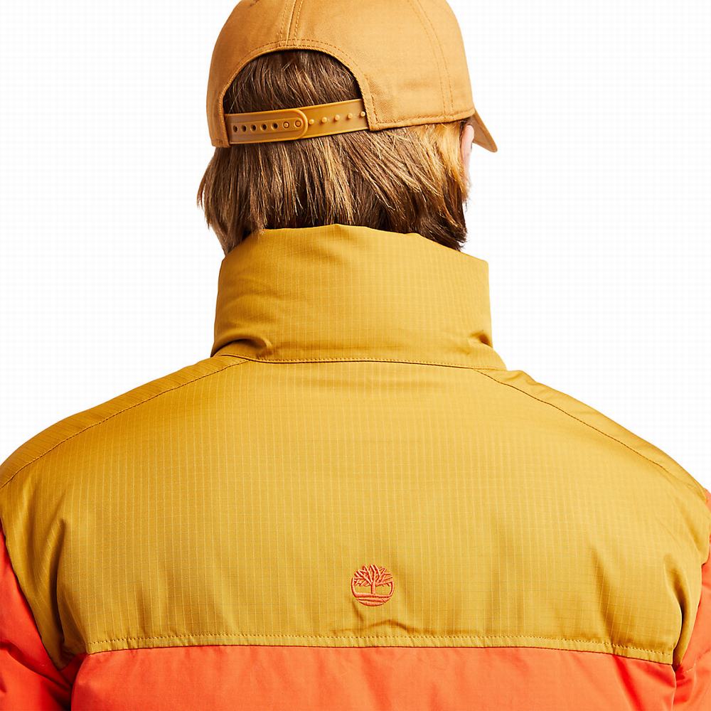 Pánské Bundy Timberland Welch Mountain Puffer Oranžové | TI94836-305