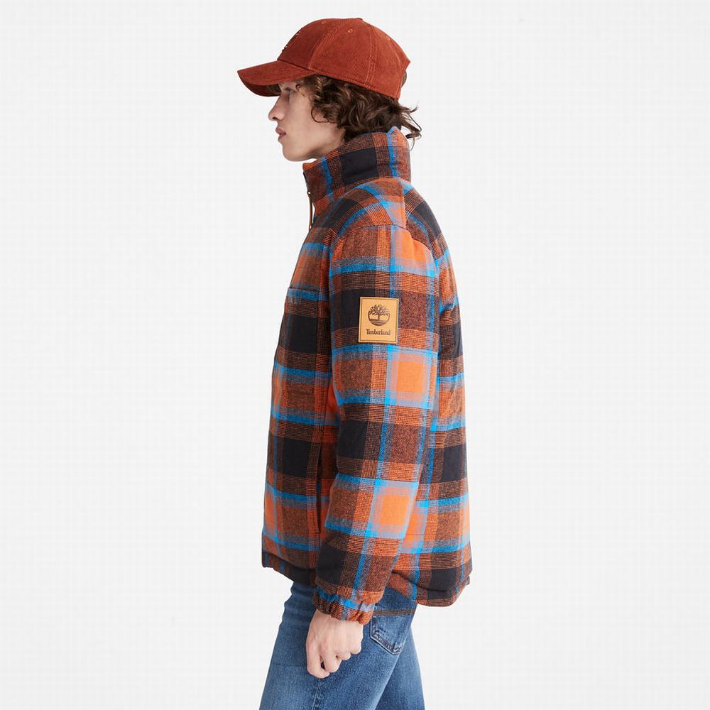 Pánské Bundy Timberland Welch Mountain Reversible Puffer Tmavě Blankyt | TI06758-197