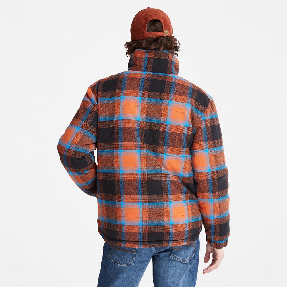Pánské Bundy Timberland Welch Mountain Reversible Puffer Tmavě Blankyt | TI06758-197
