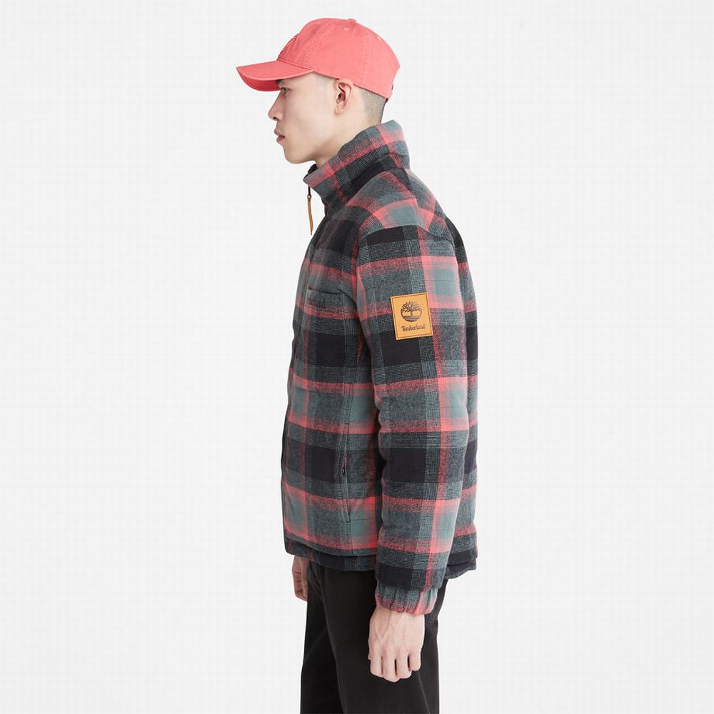Pánské Bundy Timberland Welch Mountain Reversible Puffer Černé | TI20456-896