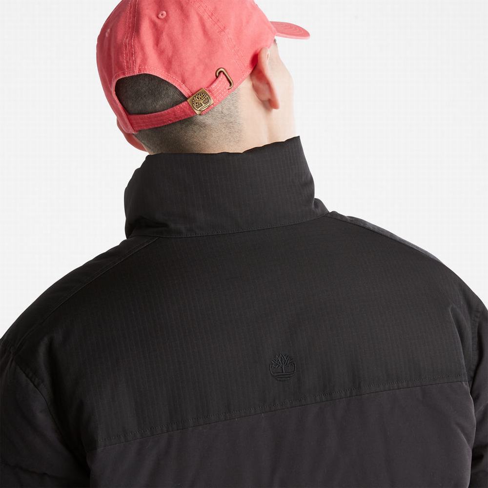 Pánské Bundy Timberland Welch Mountain Reversible Puffer Černé | TI20456-896