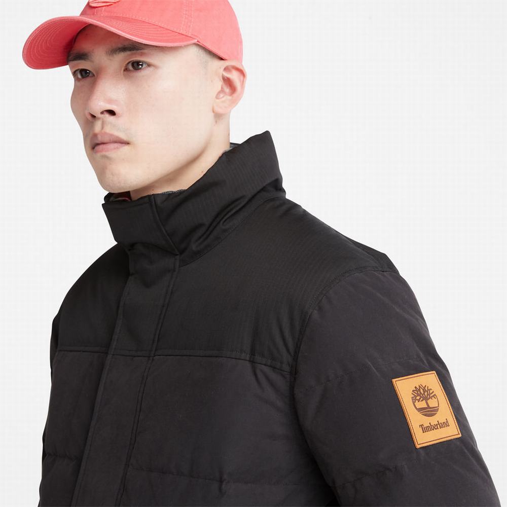 Pánské Bundy Timberland Welch Mountain Reversible Puffer Černé | TI20456-896