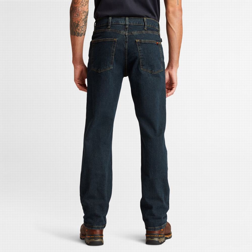 Pánské Džíny Timberland Grit-N-Grind Flex Denim Pracovní Tmavě | TI02547-160