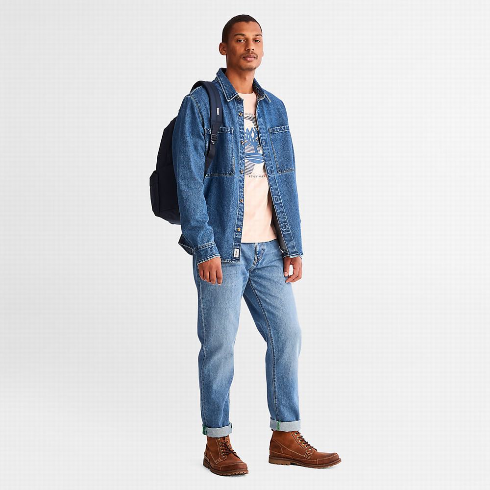 Pánské Džíny Timberland Outdoor Heritage EK+ Denim Světle Blankyt | TI23509-851