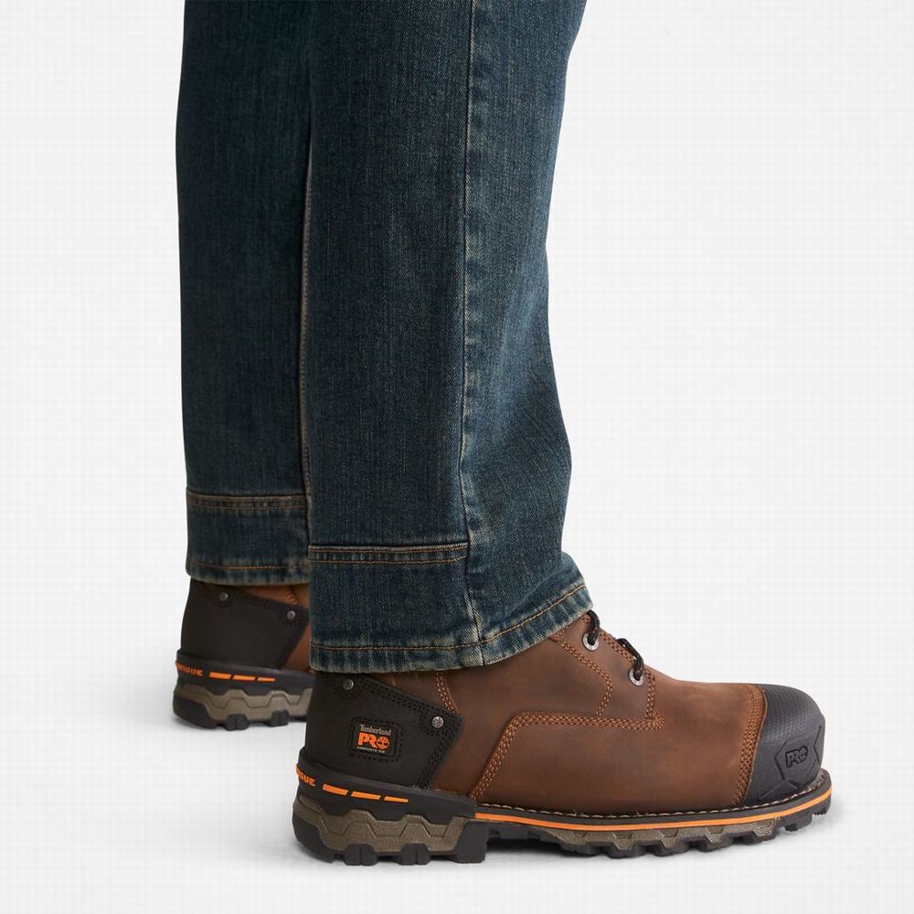 Pánské Džíny Timberland PRO® Grit-N-Grind Flex Denim Pracovní Tmavě | TI70521-415