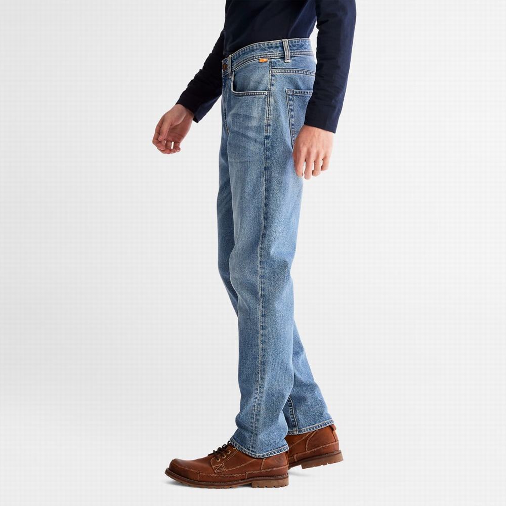 Pánské Džíny Timberland Sargent Lake Slim Denim Blankyt | TI16857-267