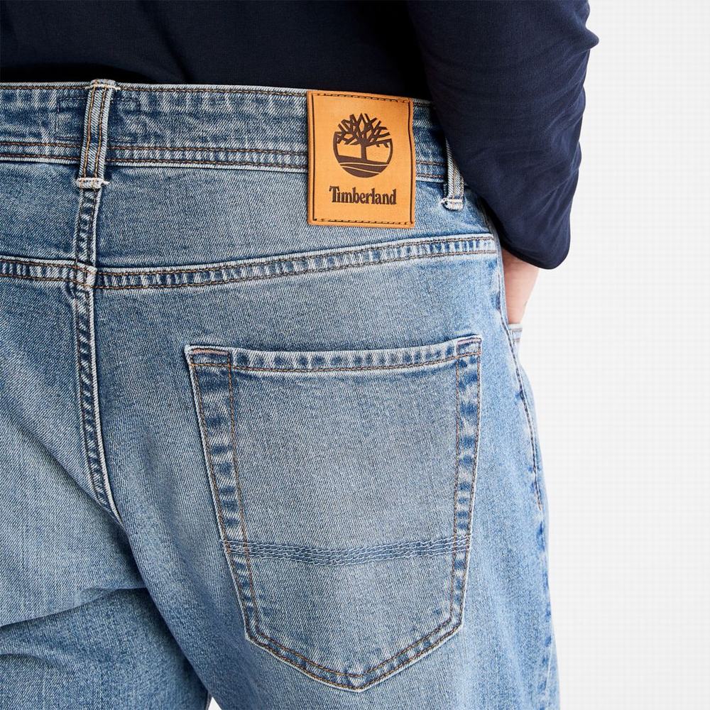 Pánské Džíny Timberland Sargent Lake Slim Denim Blankyt | TI16857-267