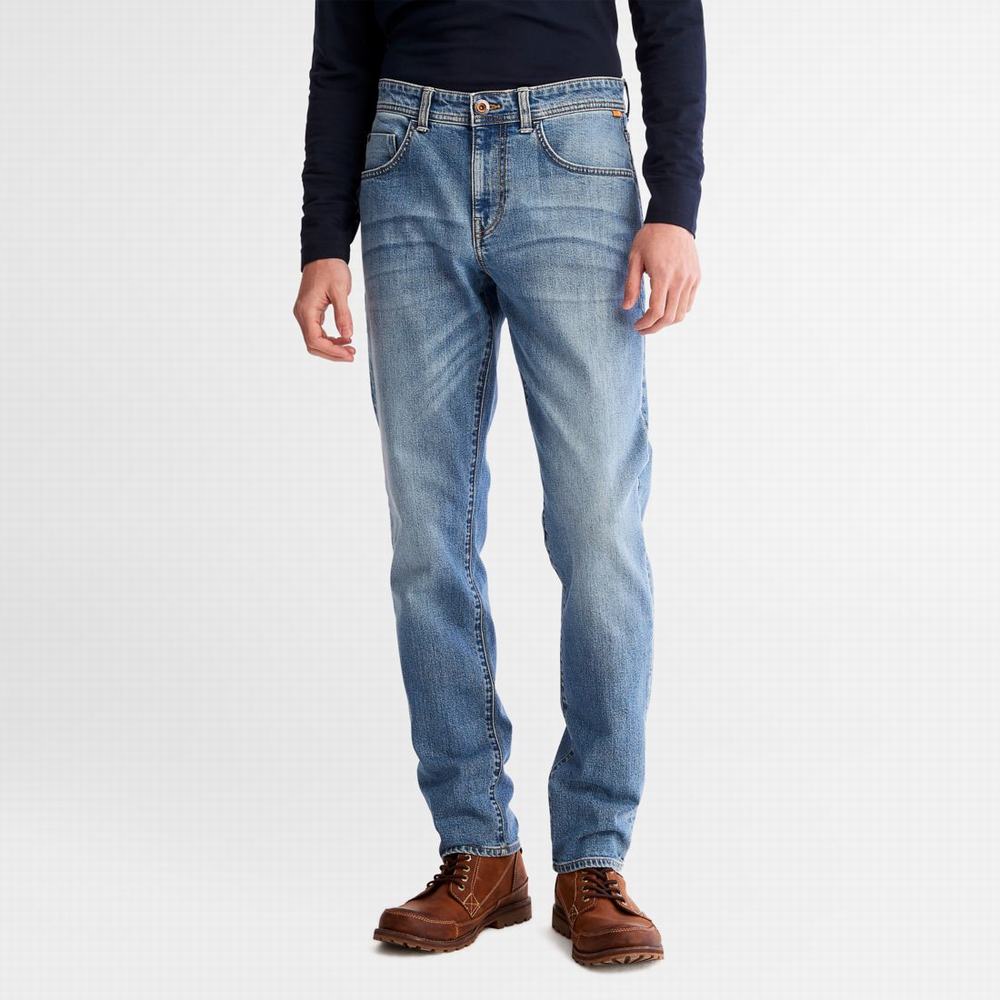 Pánské Džíny Timberland Sargent Lake Slim Denim Blankyt | TI16857-267