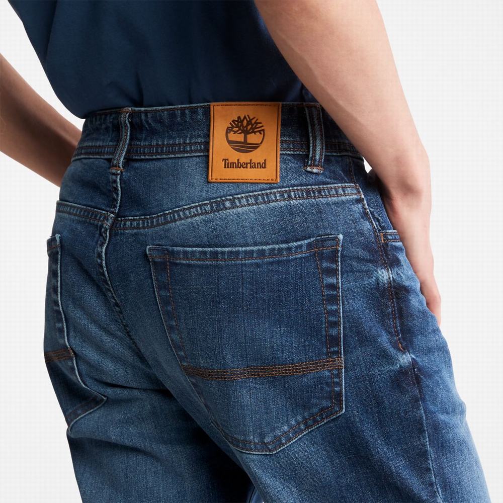 Pánské Džíny Timberland Sargent Lake Slim Denim Indigo | TI86324-810