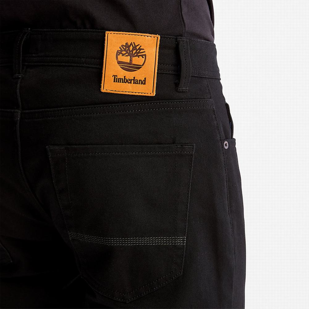 Pánské Džíny Timberland Sargent Lake Stay-black Černé | TI92630-739